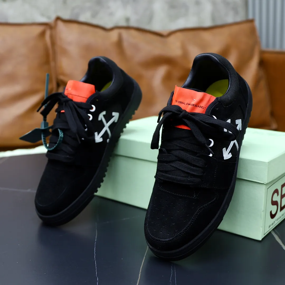 Men's shoes: 462💰💶【off-white】👫 Original one-to-one replica, high-end quality🥳The latest model has not been listed on the official website yet, the top version. Fabric: Imported original leather splicing Lining: Imported breathable mesh Outsole: Original rubber soft, light and wear-resistant Outsole Male 38-44 (customized for 45 and 46)